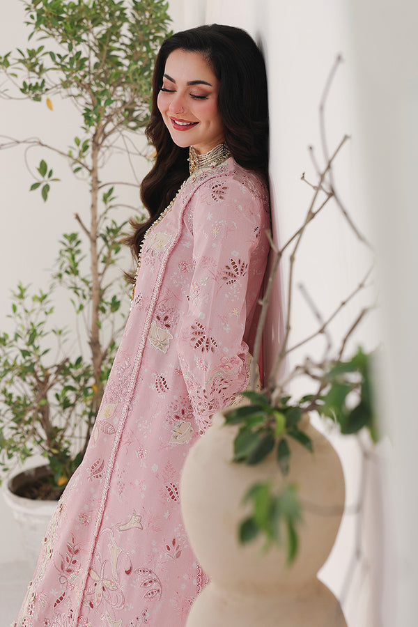 Blush Pink Embroidered Chikankari Lawn Suit |Ready to Wear