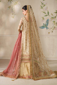 Beige and Pink Handwork Embroidered Lawn Luxury Suit |Ready to Wear