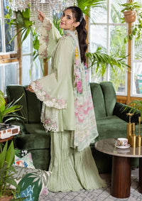Sage Green Embroidered Chikankari Lawn Suit |Ready to Wear