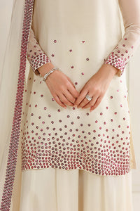 03-Piece Luxury Embroidered Chiffon Suit - Ready To  Wear