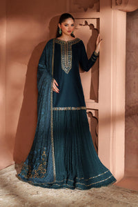 3  Piece Stitched Velvet Suit - Ready to  Wear