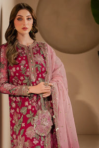 03-Piece Embroidered Chiffon Suit With Net DUpatta | Ready To Wear