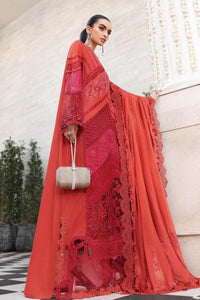Rust Red Embroidered Chikankari Lawn Suit |Ready to Wear