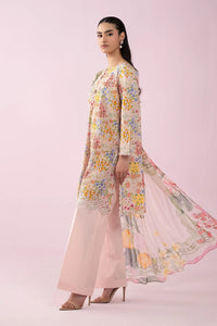 03-Piece Printed Lawn Suit With Chiffon Dupatta | Ready To Wear