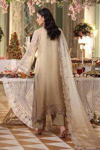 Tie and Dye Chiffon Embroidered Suit with Satin Silk Trouser | Ready to Wear