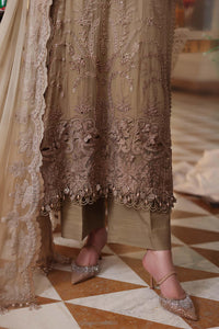 Tie and Dye Chiffon Embroidered Suit with Satin Silk Trouser | Ready to Wear