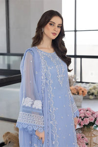 03-Piece Organza Suit With Embroidery |Ready To Wear