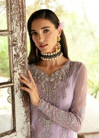 Lilac Sequence Embroidered Semi Pure Chiffon Suit | Ready to Wear