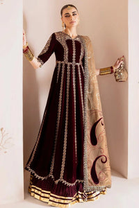 Royal Embroidered Kalidar Velvet and Raw Silk Bridal Lehenga Suit | RTW