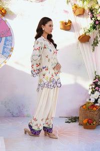 Heavy Embroidered Lawn 3-Piece Suit with Chiffon Dupatta | Ready to Wear