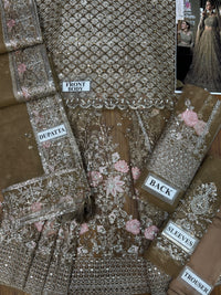 Net Frock Set with Sequence and Pearl Work | Ready to Wear