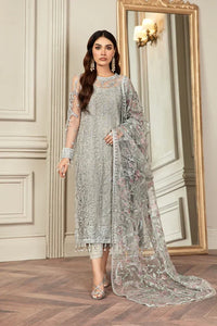03-Piece Embroidered Net Suit | Ready To Wear
