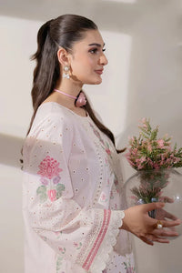 03-Piece Lawn Suit With Organza Dupatta | Ready To Wear