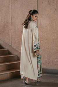 Botanical Embroidered Silk Kaftan | Ready To Wear