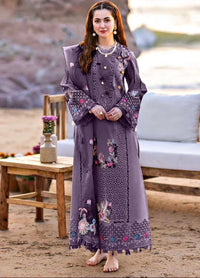 03-Piece Lawn Suit With Chikankari Embroidery | Ready To Wear