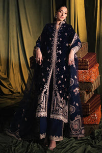 03-Piece Velvet Suit With Organza Dupatta | Ready To Wear